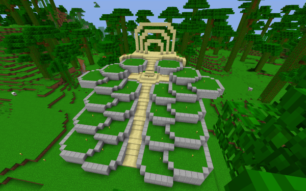 Парк в МАЙНКРАФТЕ