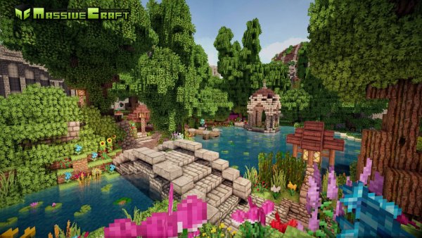 Парк в МАЙНКРАФТЕ