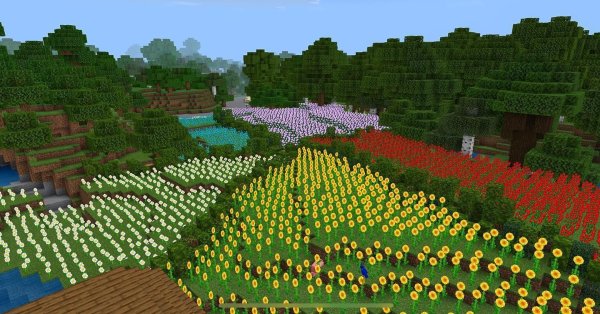 Ботанический сад майнкрафт