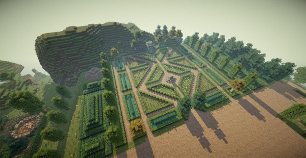 Лесной парк в МАЙНКРАФТЕ