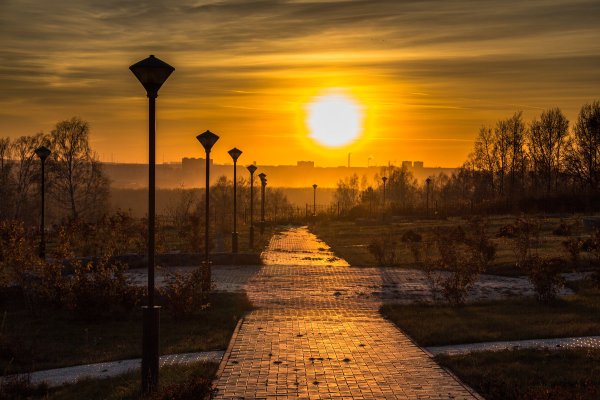 Рассвет в городе