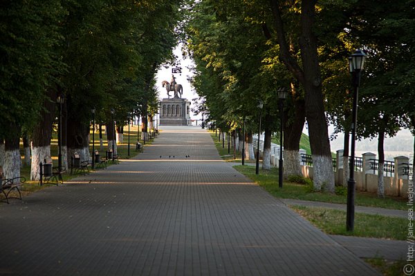 Город Владимир парк Пушкина