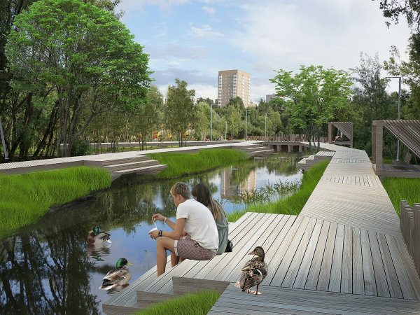 Парк Свиблово благоустройство