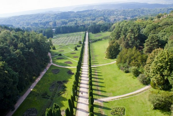 Кисловодский Курортный парк с высоты