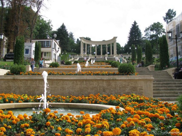 Курортный парк Кисловодск каскадная лестница