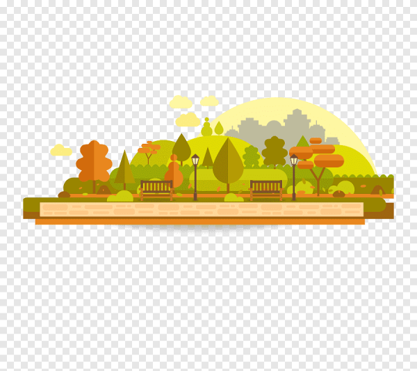 Городской парк вектор