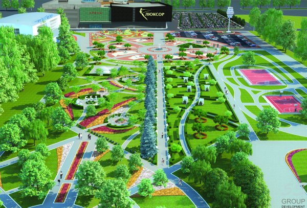 Парк Победы Воронеж генплан