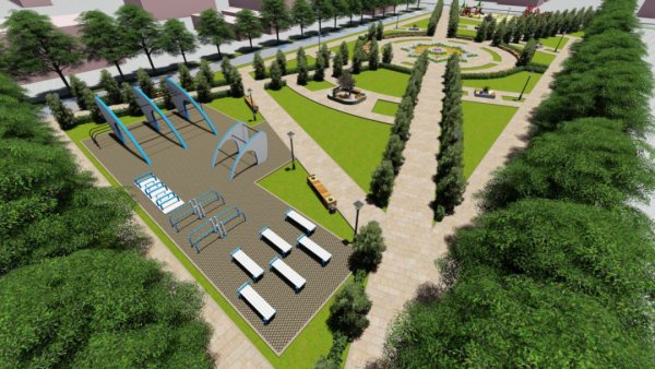 Беслан парк благоустройство