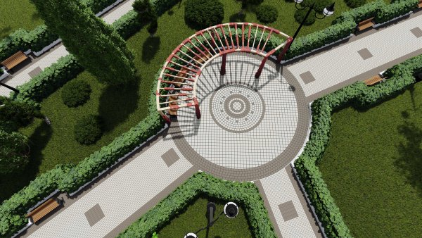 Проект сквера