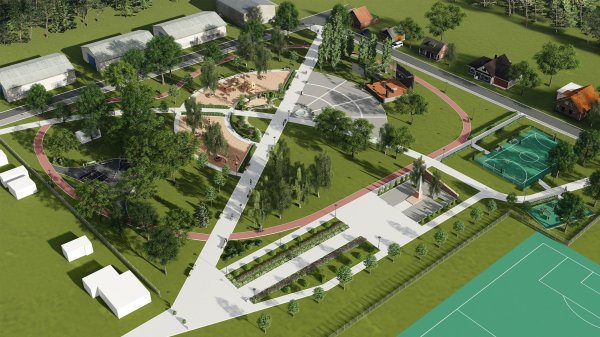 Парк в Латная Семилукский район