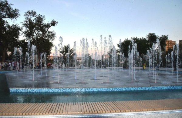 Астрахань фонтан парк Аркадия