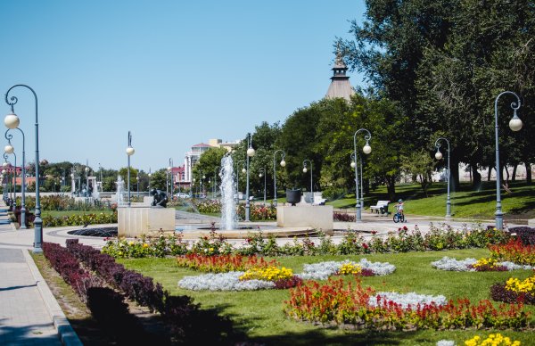 Город Астрахань площадь Ленина