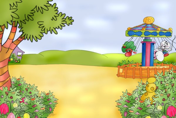 Фон детский сад