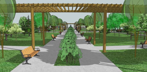 Благоустройство территории детского лагеря