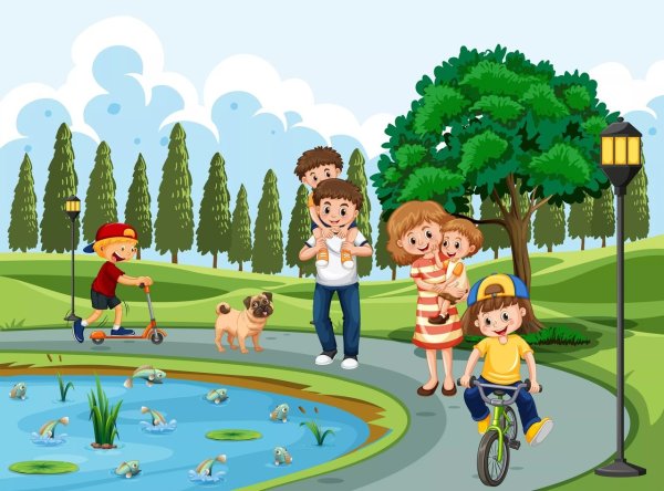 Прогулка картинки для детей