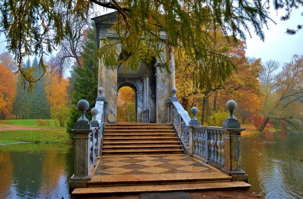 Город Пушкин Царское село Екатерининский парк