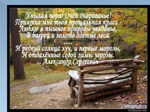 Золотая осень афоризмы
