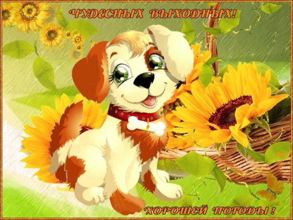 Хороших выходных открытки