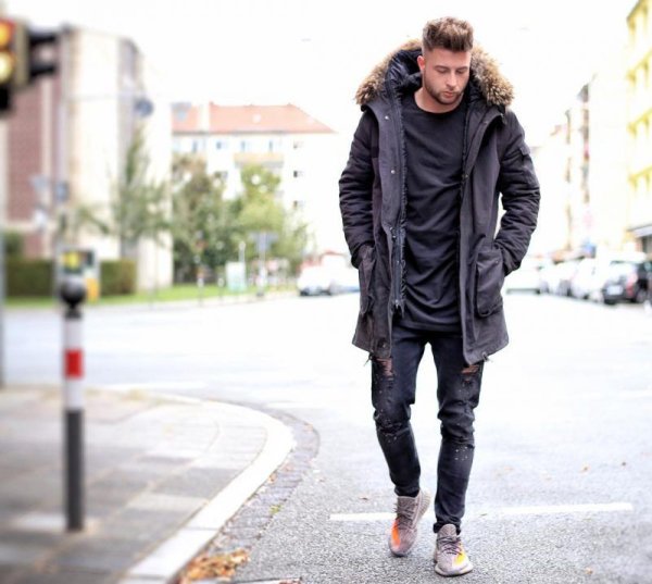 Look Mens Parka осень