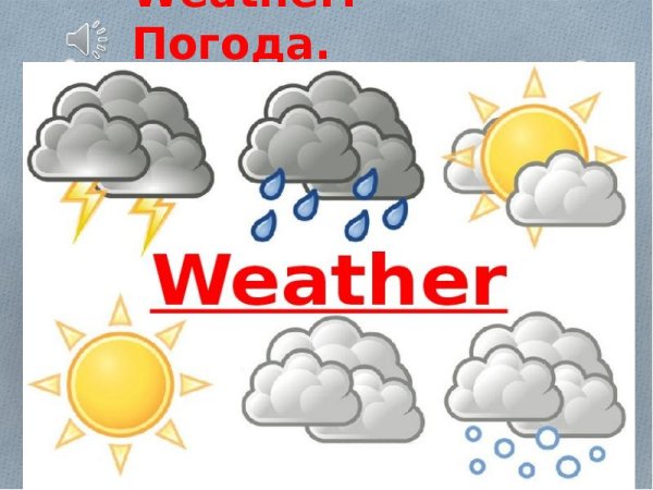 Weather презентация
