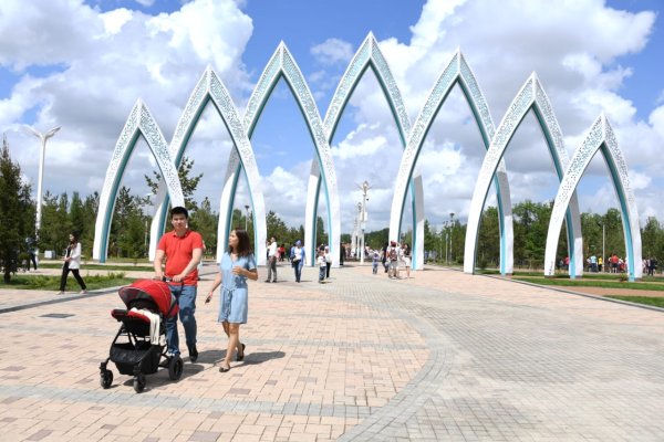 Парк Астана в Нурсултане