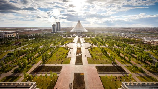 Казахстан Нур Султан парк