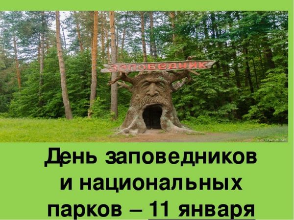 День зхаповедников инациональных парков