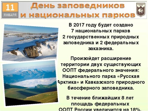 День заповедников и национальных парков