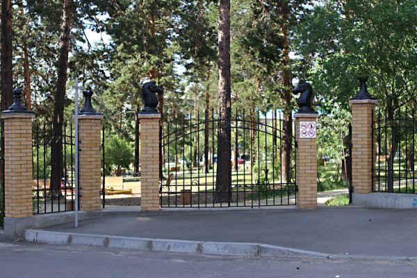 Шахматный парк в Чите