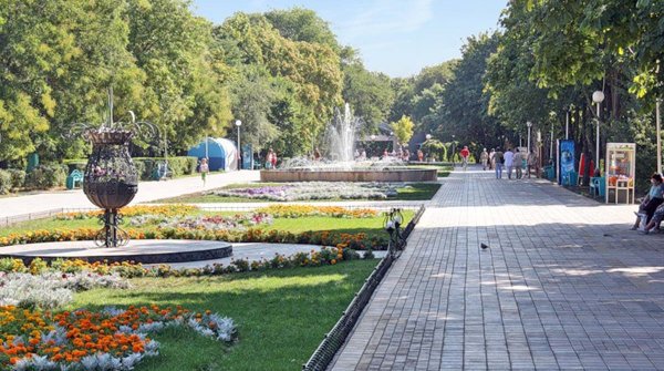 Краснодарский край город Ейск парк Поддубного