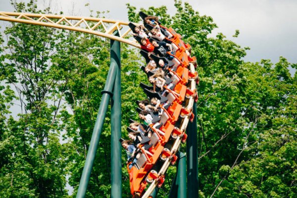 Горьковский парк Пермь американские горки