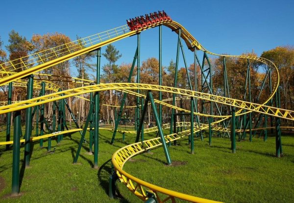 Парк Горького Харьков американские горки