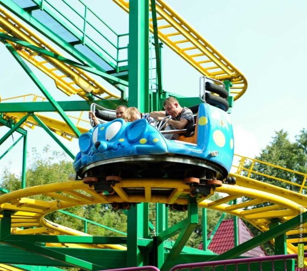 Горьковский парк Пермь американские горки