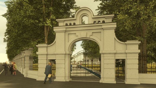 Усадьба Асеевых Тамбов ворота