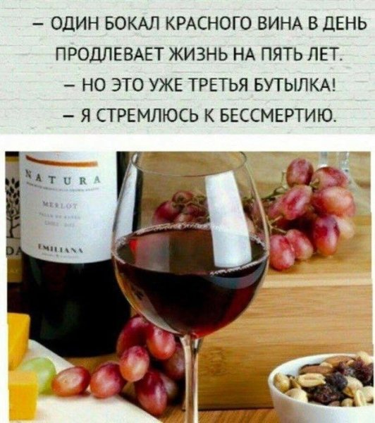 Один бокал вина в день