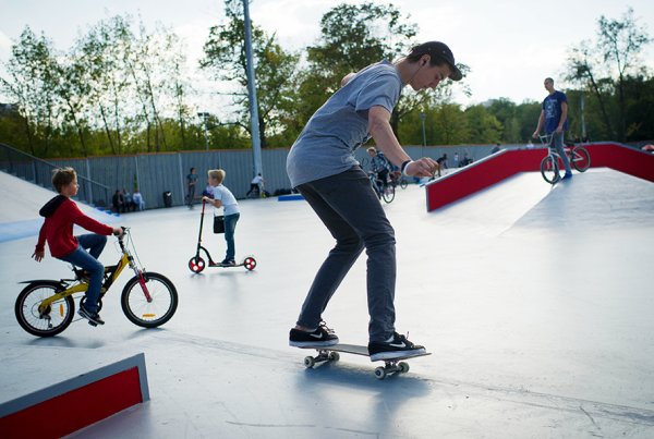 Площадки для катания на самокатах