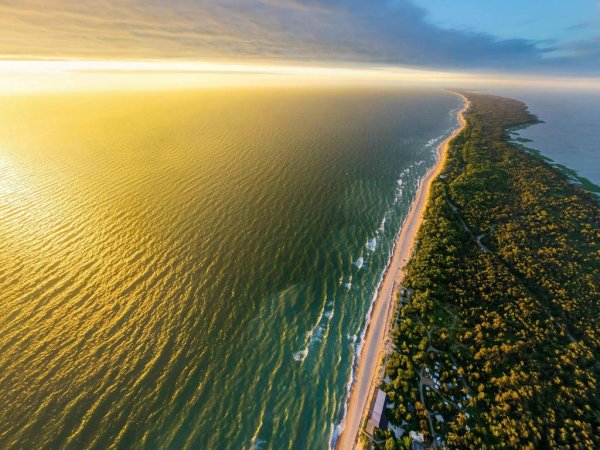 Балтийское море Куршская коса