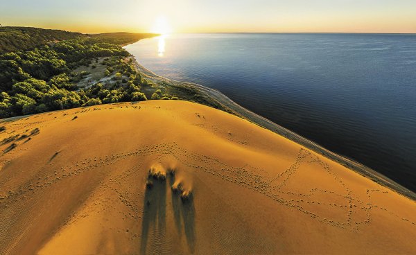 Балтийское море Куршская коса