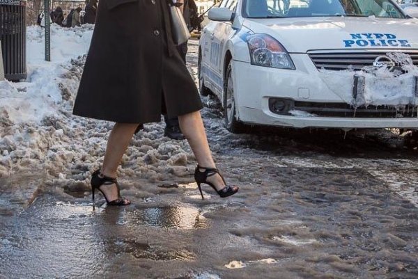 В босоножках зимой