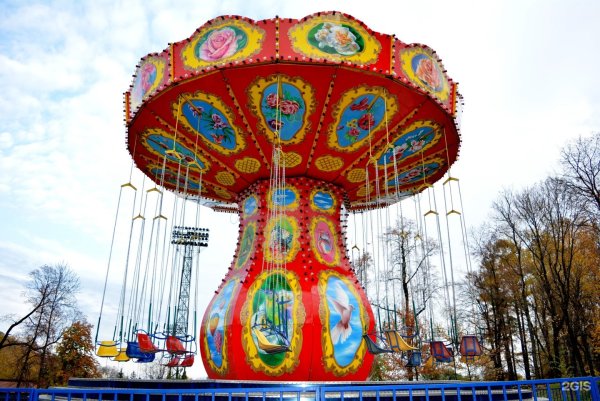Аттракционы парка Белинского в Пензе
