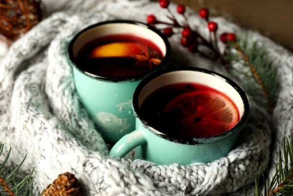 Согревающая чашка чая