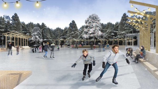 Каток Заельцовский парк Новосибирск