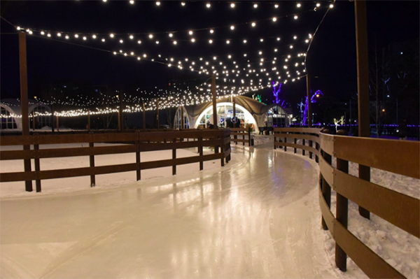 Центральный парк Белгород каток