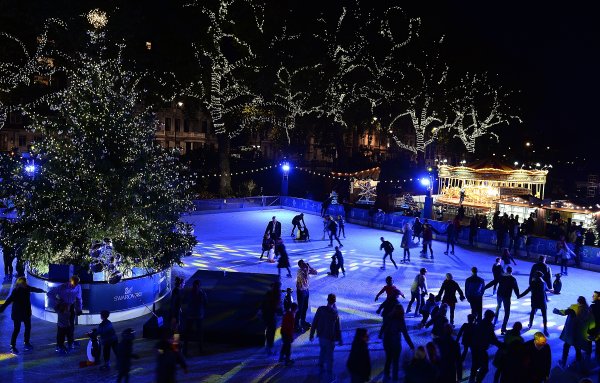 Каток в Охта парке