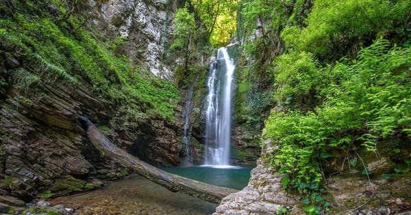 Абхазия водопад Хабю