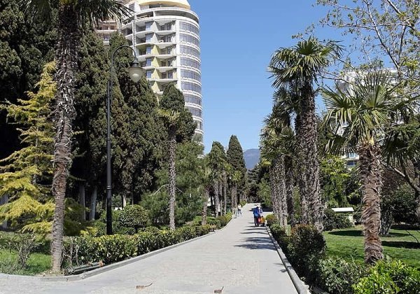 Приморский парк лето Ялта