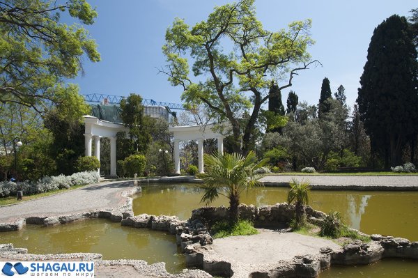 Приморский парк имени ю а Гагарина Ялта