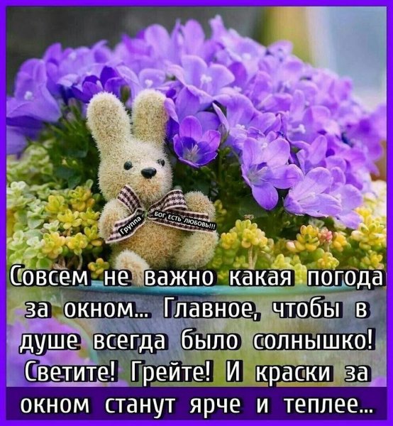 Душевного тепла и хорошего настроения