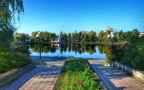 Белое озеро Томск парк