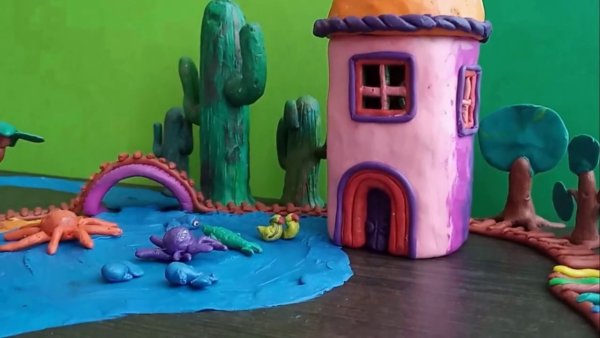 Город из пластилина